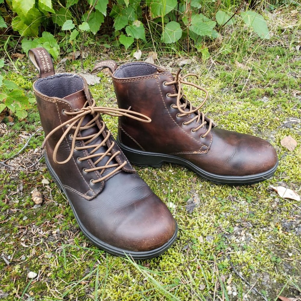 Blundstones WOMEN'S ORIGINALS LACE UP BOOTS - rustic brown